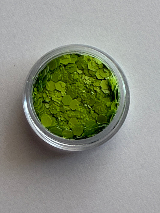 Chunky Glitter Matte -Apple Green