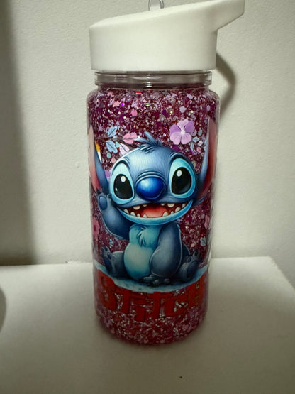 Pre-made stitch 10oz snow globe