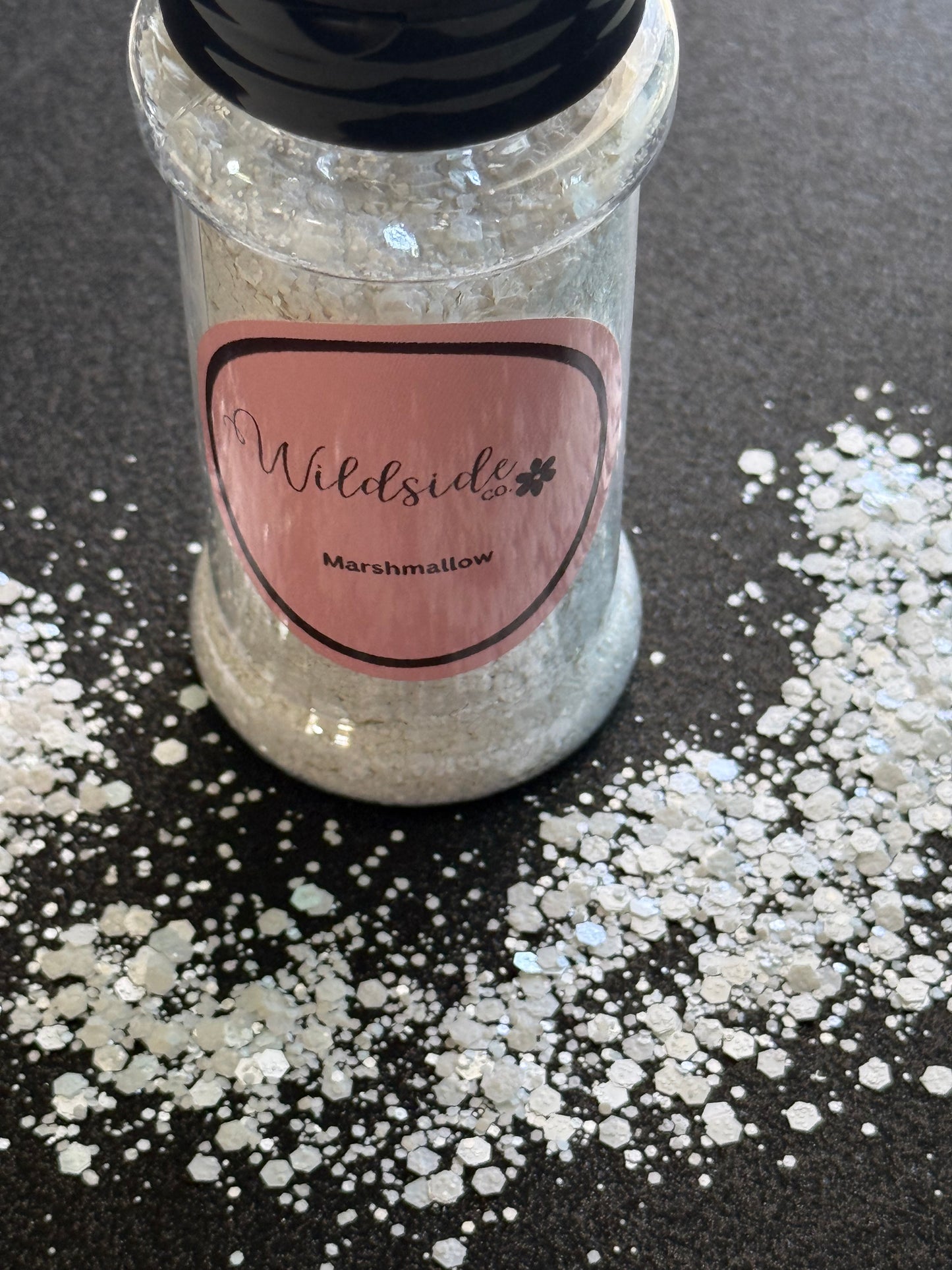 Chunky Glitter Matte -Marshmallow White