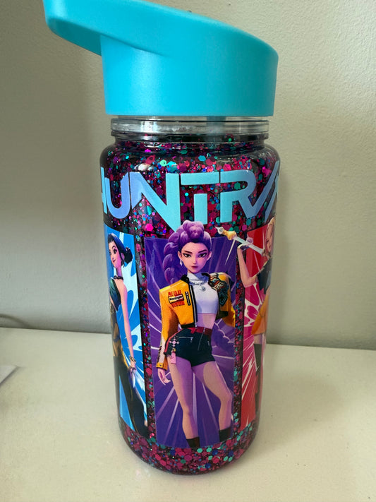 Pre-made Blue K-pop 10oz snow globe