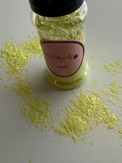 Chunky Glitter Matte - Canary