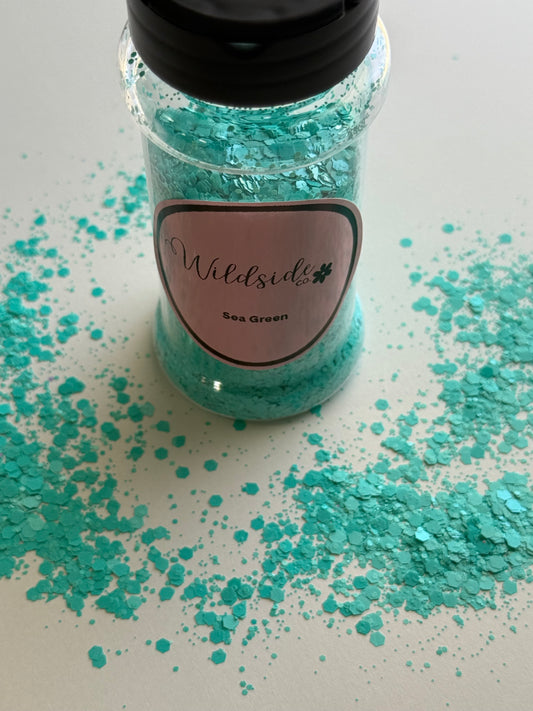 Chunky Glitter Matte -Sea Green