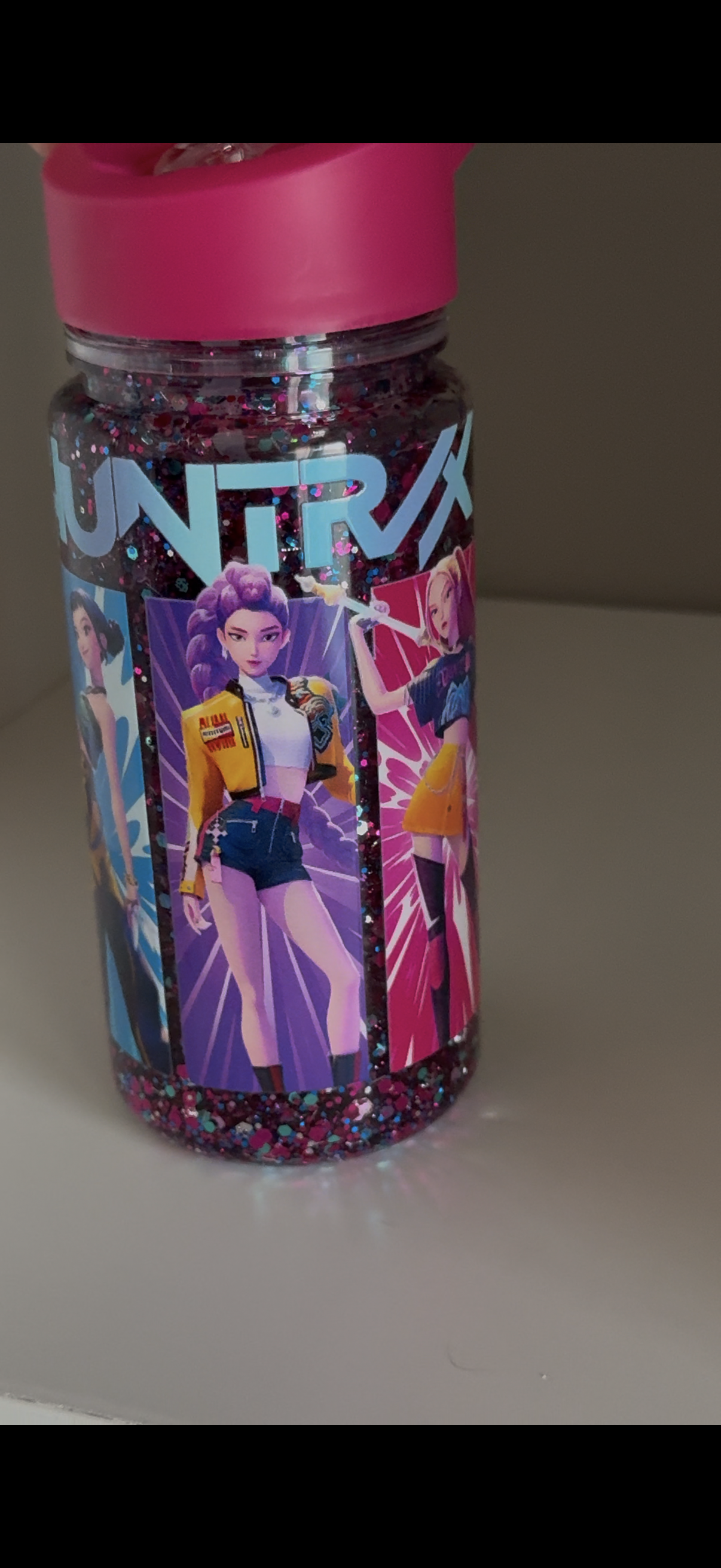 Pre-made Blue/purple K-pop 10oz snow globe