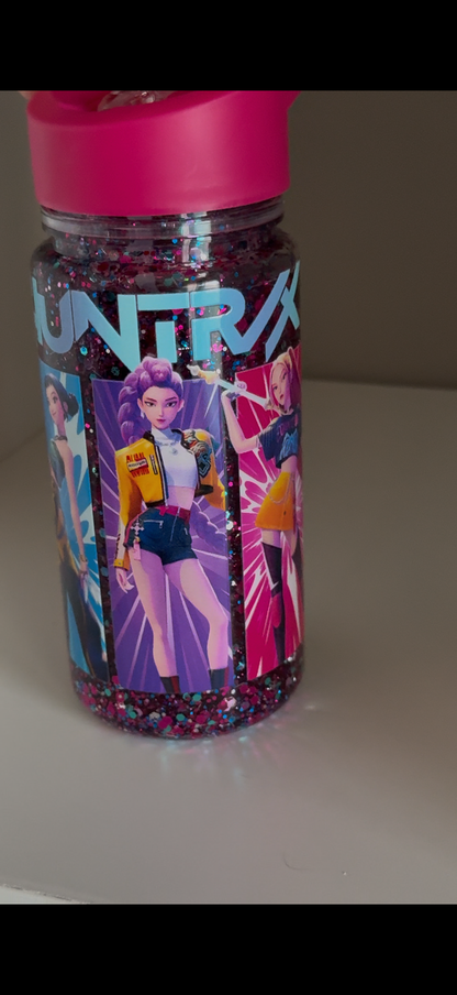 Pre-made Blue/purple K-pop 10oz snow globe