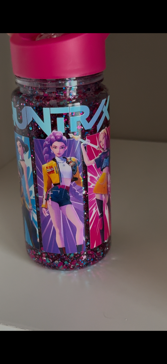 Pre-made Blue/purple K-pop 10oz snow globe