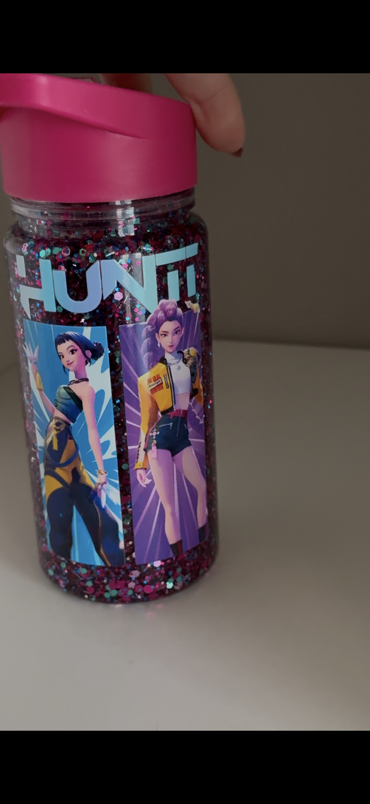 Pre-made Blue/purple K-pop 10oz snow globe