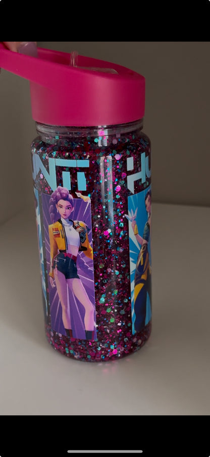 Pre-made Blue/purple K-pop 10oz snow globe