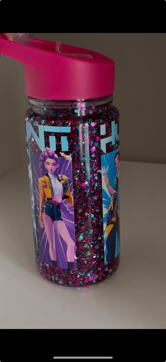 Pre-made Blue/purple K-pop 10oz snow globe