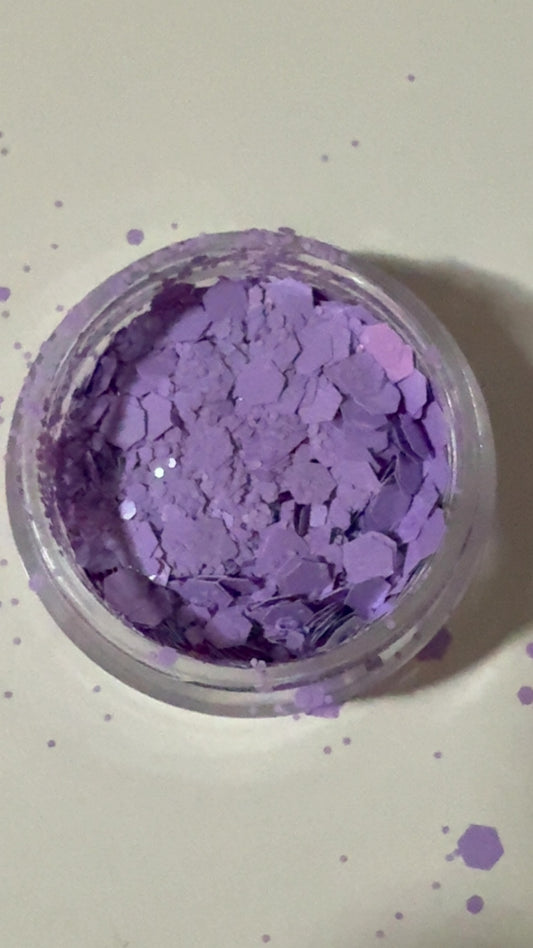 Chunky Glitter Matte -Lavender